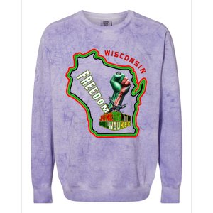 Miltown African American Black History Colorblast Crewneck Sweatshirt