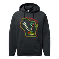 Miltown African American Black History Performance Fleece Hoodie