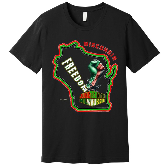 Miltown African American Black History Premium T-Shirt