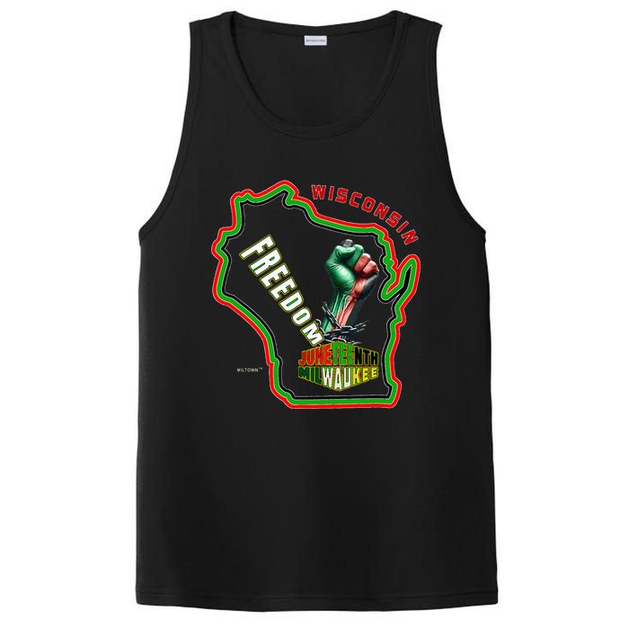 Miltown African American Black History PosiCharge Competitor Tank