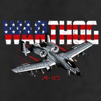 Military Airplane A10 Warthog American Flag Cool Comfort Performance Bucket Hat