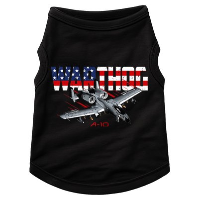 Military Airplane A10 Warthog American Flag Doggie Tank