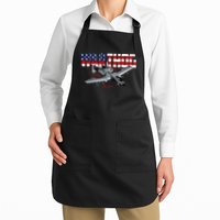 Military Airplane A10 Warthog American Flag Apron