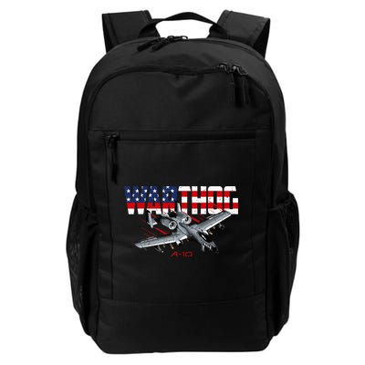 Military Airplane A10 Warthog American Flag Backpack