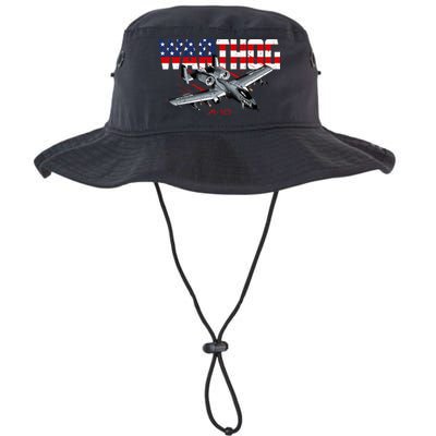 Military Airplane A10 Warthog American Flag Bucket Hat