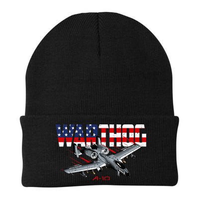 Military Airplane A10 Warthog American Flag Beanie