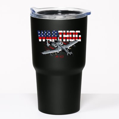Military Airplane A10 Warthog American Flag Tumbler