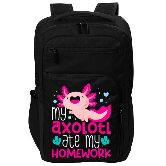 My Axolotl Ate My Homework | Gimmick | Kawaii | Axolotl Impact Tech Backpack