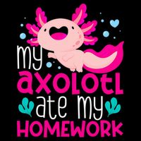 My Axolotl Ate My Homework | Gimmick | Kawaii | Axolotl Backpack