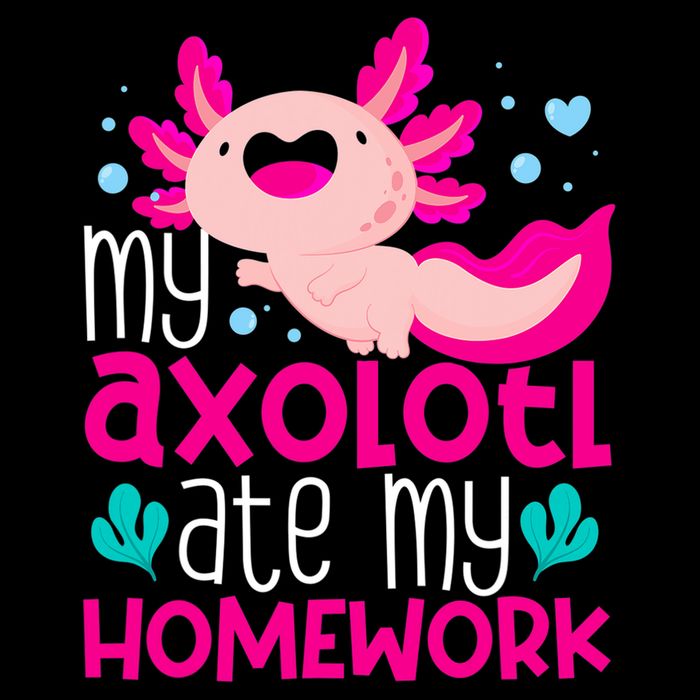 My Axolotl Ate My Homework | Gimmick | Kawaii | Axolotl Backpack