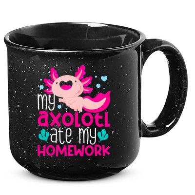 My Axolotl Ate My Homework | Gimmick | Kawaii | Axolotl 15oz Campfire Ceramic Mug