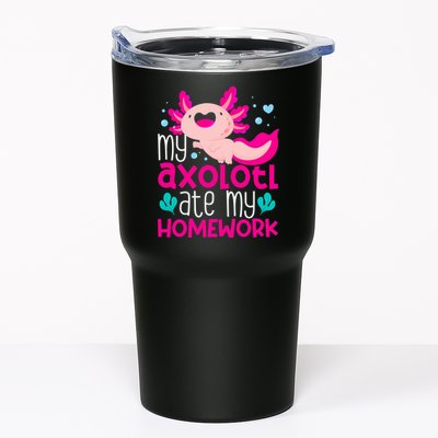My Axolotl Ate My Homework | Gimmick | Kawaii | Axolotl Tumbler
