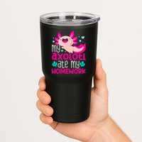 My Axolotl Ate My Homework | Gimmick | Kawaii | Axolotl Tumbler