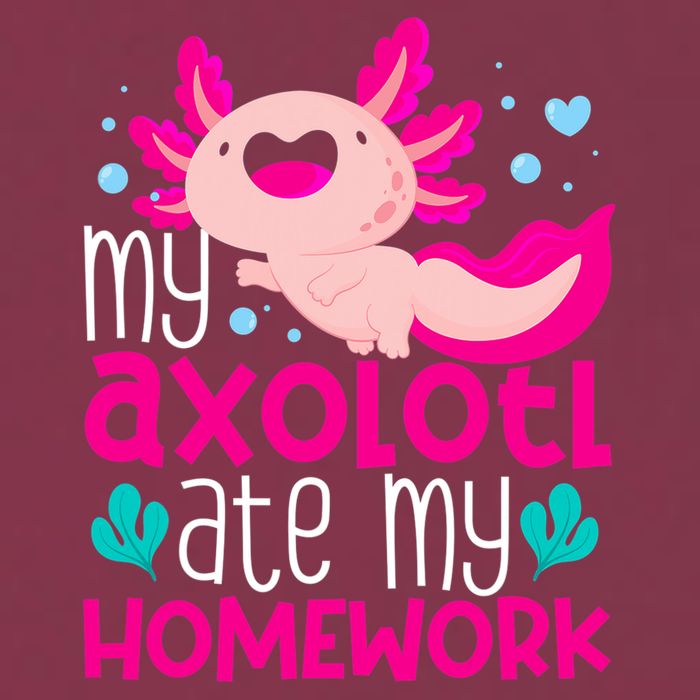 My Axolotl Ate My Homework | Gimmick | Kawaii | Axolotl 16oz Travel Tumbler