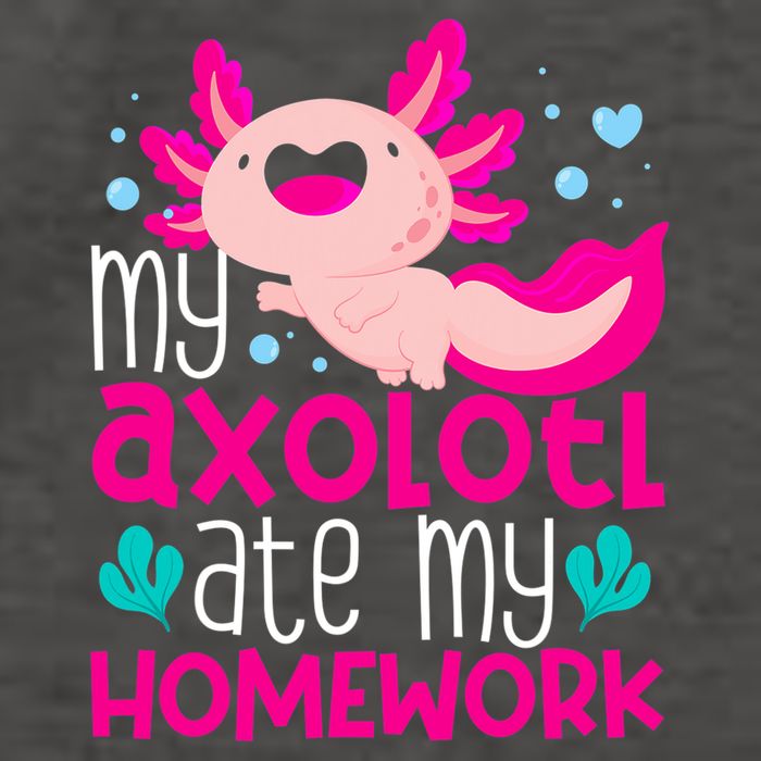 My Axolotl Ate My Homework | Gimmick | Kawaii | Axolotl Vector Backpack