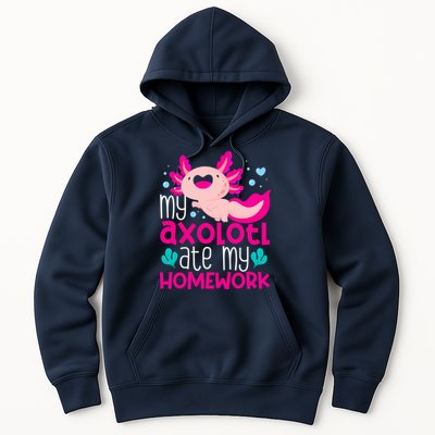 My Axolotl Ate My Homework | Gimmick | Kawaii | Axolotl Hoodie
