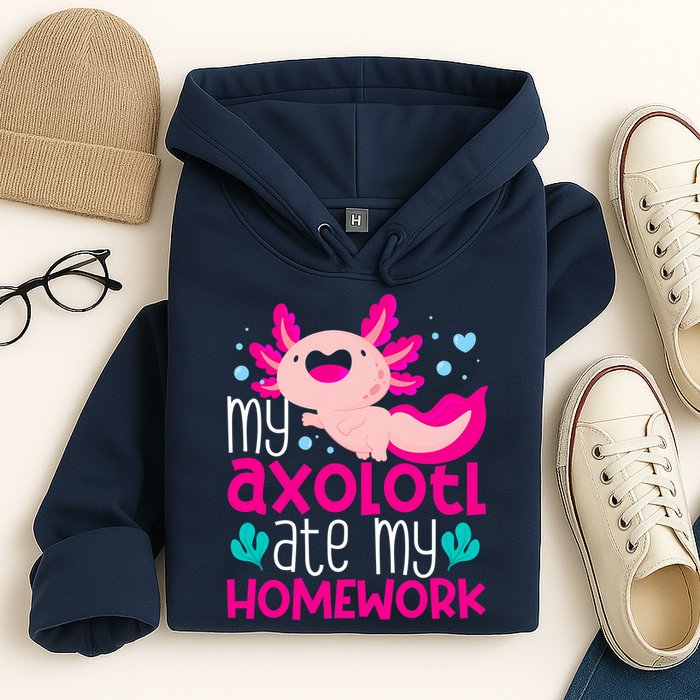 My Axolotl Ate My Homework | Gimmick | Kawaii | Axolotl Hoodie