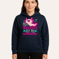 My Axolotl Ate My Homework | Gimmick | Kawaii | Axolotl Hoodie