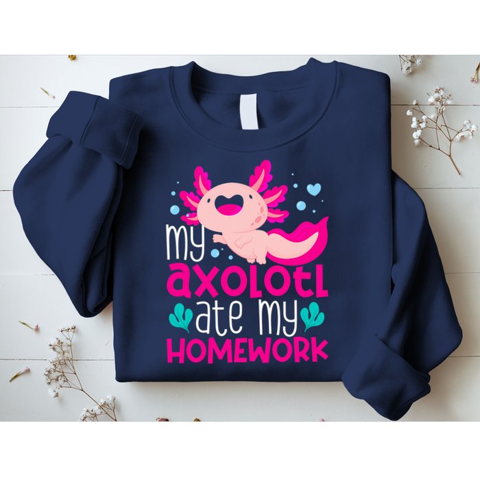 My Axolotl Ate My Homework | Gimmick | Kawaii | Axolotl Sweatshirt