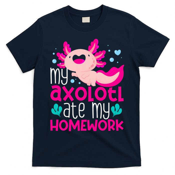 My Axolotl Ate My Homework | Gimmick | Kawaii | Axolotl T-Shirt