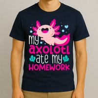 My Axolotl Ate My Homework | Gimmick | Kawaii | Axolotl T-Shirt