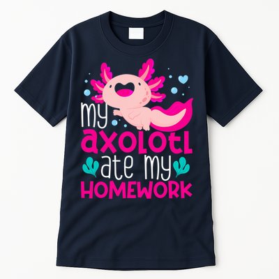 My Axolotl Ate My Homework | Gimmick | Kawaii | Axolotl Tall T-Shirt