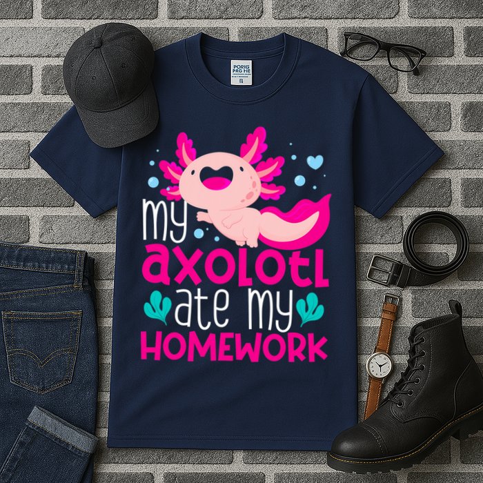 My Axolotl Ate My Homework | Gimmick | Kawaii | Axolotl Tall T-Shirt