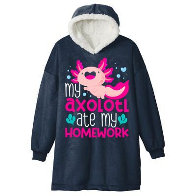 My Axolotl Ate My Homework | Gimmick | Kawaii | Axolotl Hooded Wearable Blanket