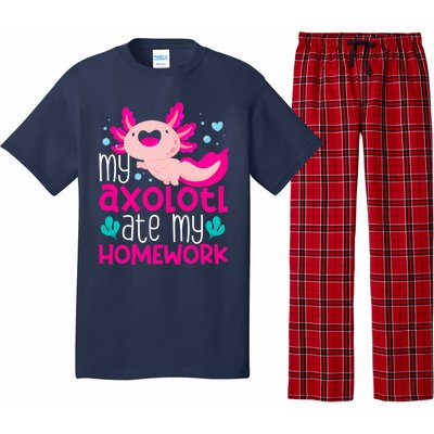 My Axolotl Ate My Homework | Gimmick | Kawaii | Axolotl Pajama Set