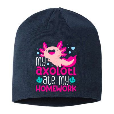 My Axolotl Ate My Homework | Gimmick | Kawaii | Axolotl Sustainable Beanie