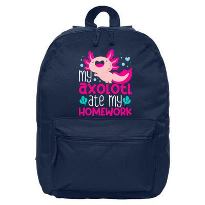 My Axolotl Ate My Homework | Gimmick | Kawaii | Axolotl 16 in Basic Backpack