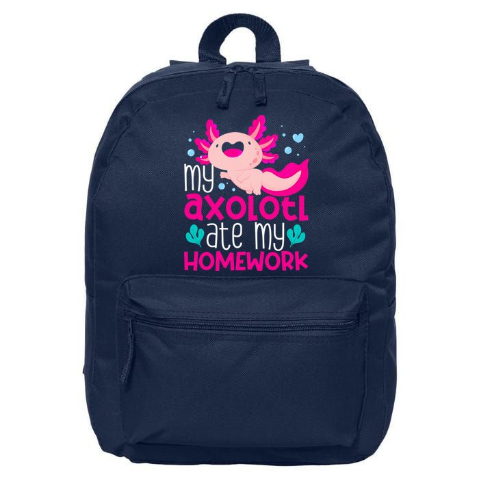 My Axolotl Ate My Homework | Gimmick | Kawaii | Axolotl 16 in Basic Backpack