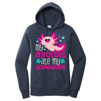 My Axolotl Ate My Homework | Gimmick | Kawaii | Axolotl Women's Pullover Hoodie