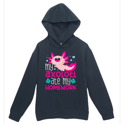 My Axolotl Ate My Homework | Gimmick | Kawaii | Axolotl Urban Pullover Hoodie