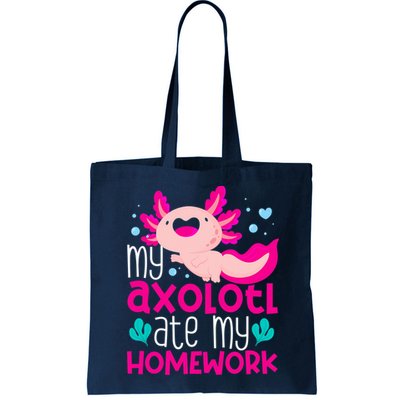 My Axolotl Ate My Homework | Gimmick | Kawaii | Axolotl Bag
