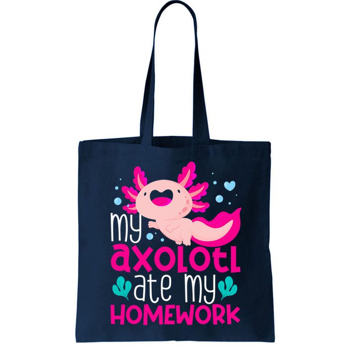 My Axolotl Ate My Homework | Gimmick | Kawaii | Axolotl Bag