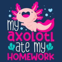 My Axolotl Ate My Homework | Gimmick | Kawaii | Axolotl Mousepad