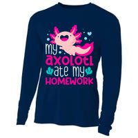 My Axolotl Ate My Homework | Gimmick | Kawaii | Axolotl Cooling Performance Long Sleeve Crew