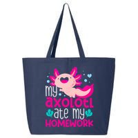 My Axolotl Ate My Homework | Gimmick | Kawaii | Axolotl 25L Jumbo Tote