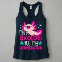 My Axolotl Ate My Homework | Gimmick | Kawaii | Axolotl Womens Tank Top