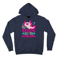 My Axolotl Ate My Homework | Gimmick | Kawaii | Axolotl Tall Hoodie