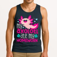 My Axolotl Ate My Homework | Gimmick | Kawaii | Axolotl Tank Top