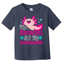 My Axolotl Ate My Homework | Gimmick | Kawaii | Axolotl Toddler T-Shirt