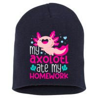 My Axolotl Ate My Homework | Gimmick | Kawaii | Axolotl Short Acrylic Beanie