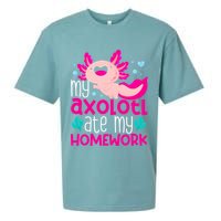 My Axolotl Ate My Homework | Gimmick | Kawaii | Axolotl Sueded Cloud Jersey T-Shirt