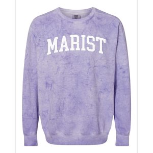 Marist Athletic Arch College University Alumni Colorblast Crewneck Sweatshirt