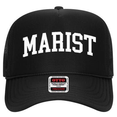 Marist Athletic Arch College University Alumni High Crown Mesh Back Trucker Hat