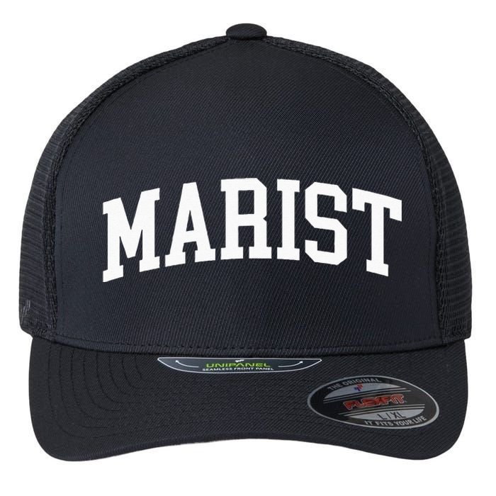 Marist Athletic Arch College University Alumni Flexfit Unipanel Trucker Cap