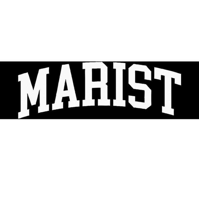 Marist Athletic Arch College University Alumni Bumper Sticker