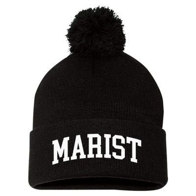 Marist Athletic Arch College University Alumni Pom Pom 12in Knit Beanie